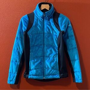 Columbia Women’s Omni Heat Thermal Insulated Blue Full Zip Gorpcore Jacket